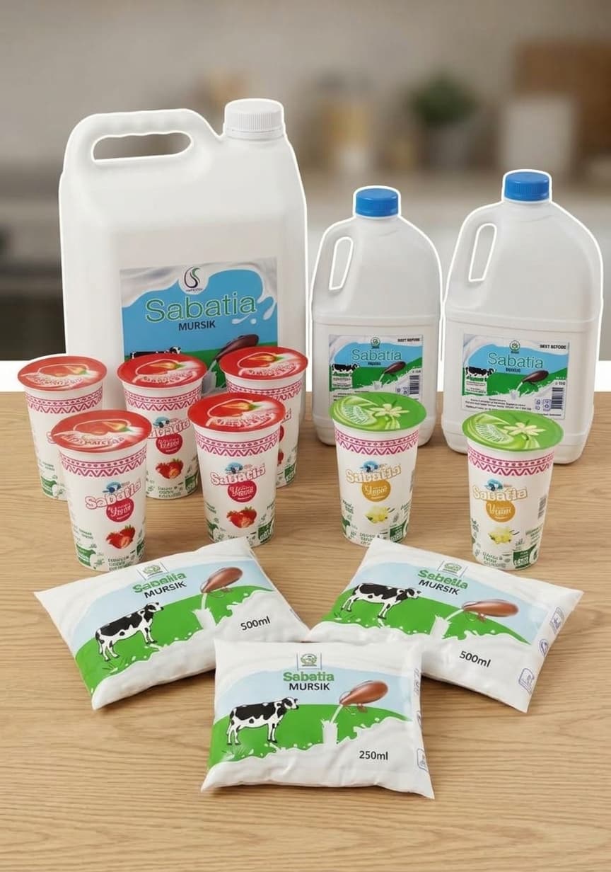 Sabatia Fresh Milk, Yoghurt, and Mursik Lineup